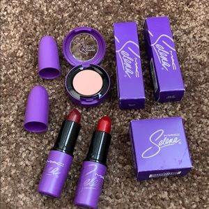 Selena Mac lipstick eyeshadow